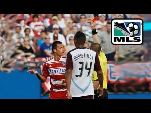 Red Cards doom FC Dallas - Blas Perez & Daniel Hernandez are sent off against the Colorado Rapids