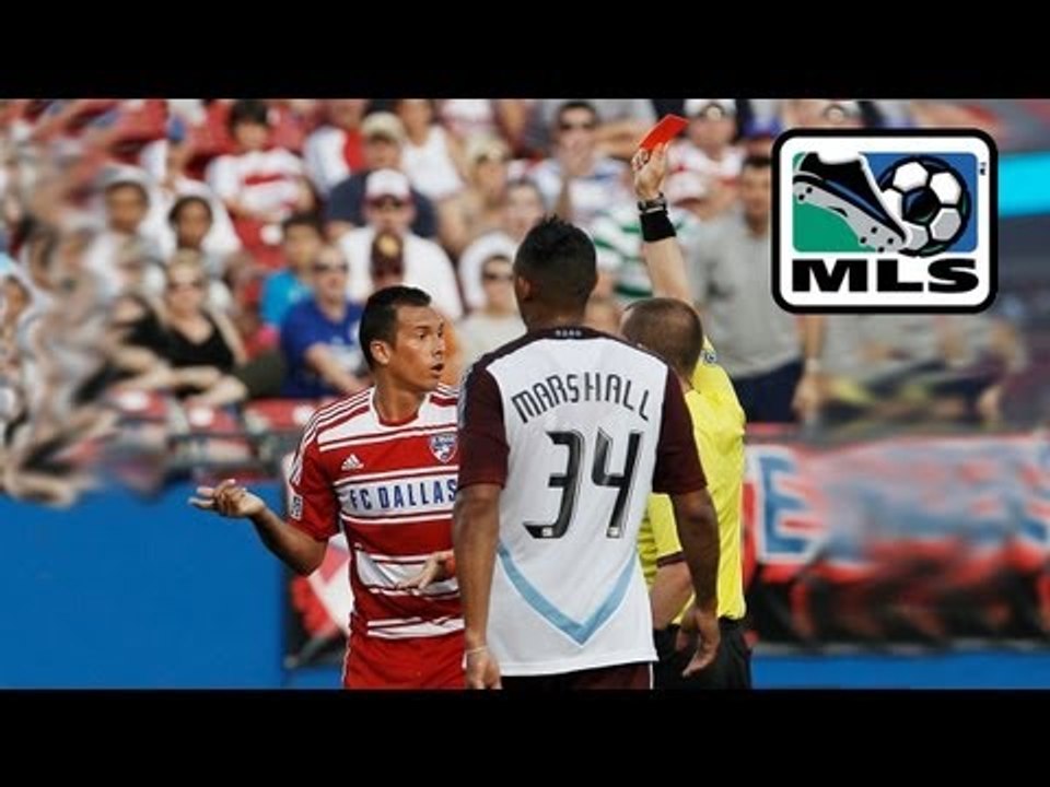 Red Cards doom FC Dallas - Blas Perez & Daniel Hernandez are sent off against the Colorado Rapids