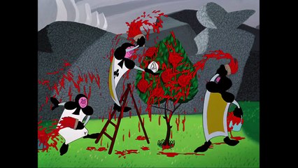 Alice au Pays Des Merveilles - Peignons les roses en rouge-nGFXi06f6V4
