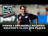 Will Gaven beat Ralston's minutes played - Power 5 Breakable Records - Numerology Week