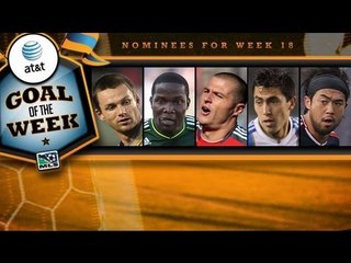 AT&T Goal of the Week Nominees: Week 18