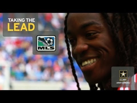 New England Revolution's Shalrie Joseph in Taking the Lead pres. by U.S. Army