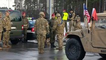 U.S. troops arrive to Poland as part of NATO deployment