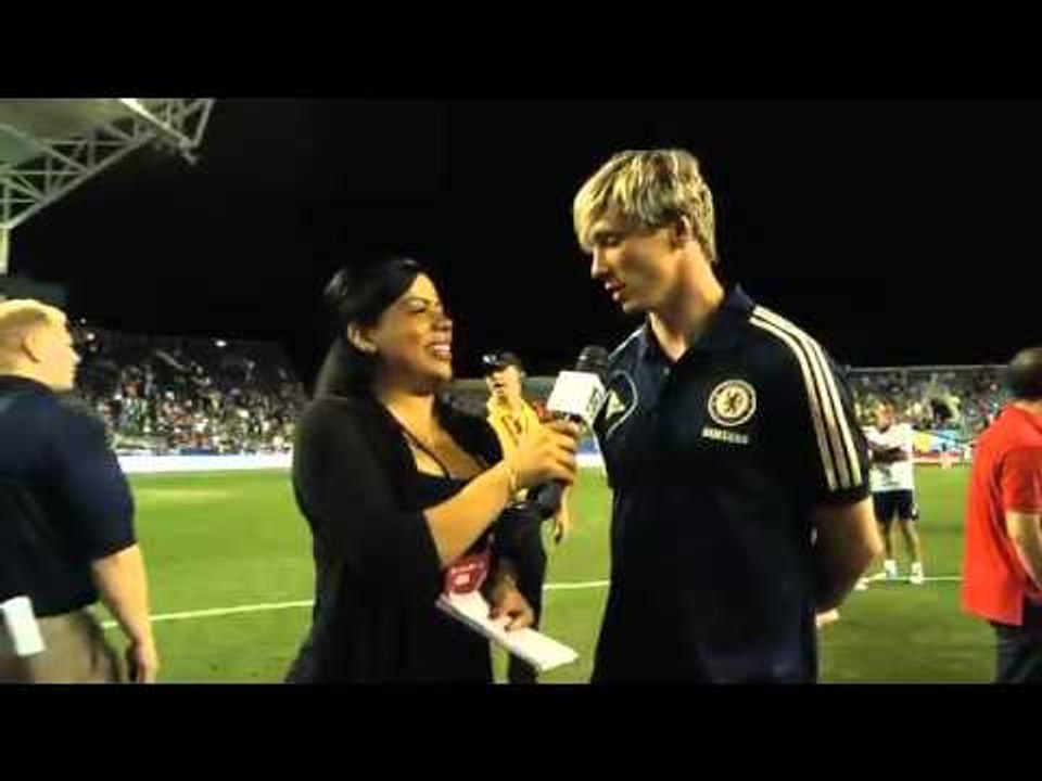 Nino Torres con ansias de marcar goles