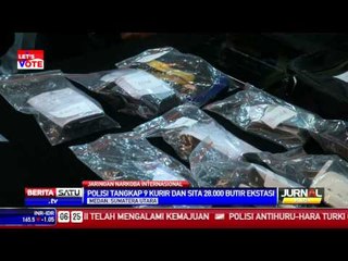 Polisi Tangkap 9 Kurir dan Sita 28 ribu Butir Ekstasi