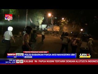 Polisi Bubarkan Paksa Aksi Mahasiswa UBK