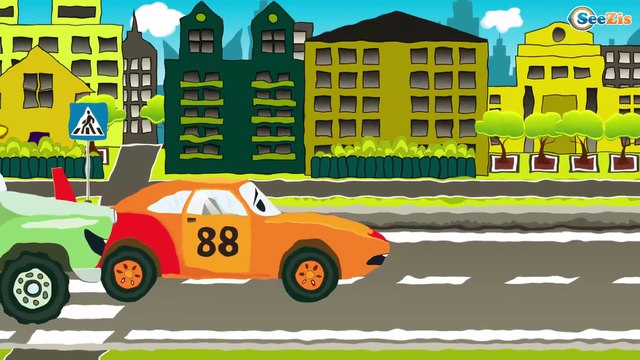Camión Para Niños. Carros infantiles - Caricaturas de Coches - Dibujos animados para niños