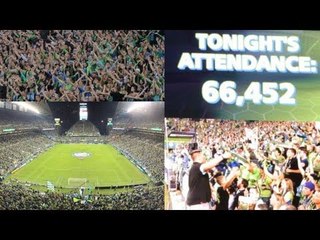 66,452 - Near-Record Crowd for Sounders-Timbers at CenturyLink Field