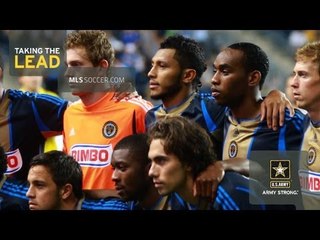 Carlos Valdes of the Philadelphia Union in "Taking the Lead" pres. by U.S. Army