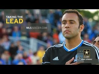 Ramiro Corrales of the San Jose Earthquakes in "Taking the Lead" pres. by U.S. Army