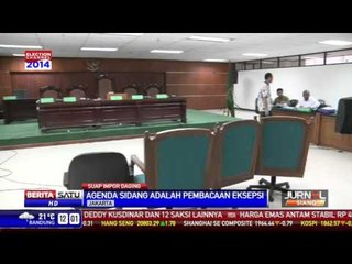 Pembacaan Eksepsi Sidang Kasus Suap Impor Daging Sapi