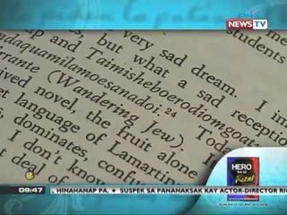 SONA - Ang mga 'secret codes' ni Jose Rizal 061411