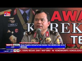 Dua Pamen Kedapatan Bawa Tas Berisi 200 Juta