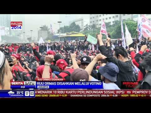 Penolakan Warnai Pengesahan UU Ormas