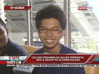 SONA - Freshies na promdi, paano binubuno ang buhay-kolehiyo? 061511