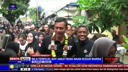 AHY Janji Tak Akan Gusur Warga Cilandak