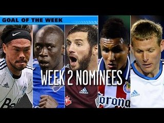 Goal of the Week Nominees: Week 2
