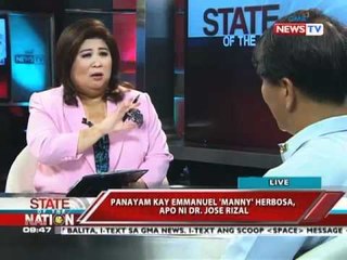 SONA - Panayam ni Jessica Soho sa apo ni Rizal na si Manny Herbosa 6/16/11