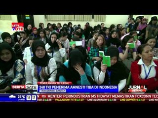248 TKI Penerima Amnesti Tiba di Indonesia
