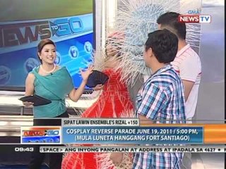 News to Go - Sipat Lawin stages "Rizal +150" costume performance to honor Rizal 6/17/11
