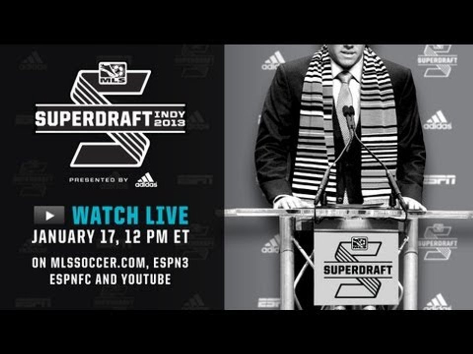 2013 MLS SuperDraft LIVE BROADCAST