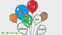 Изучение цвета Развивающие видео воздушный шар Раскраска для детей страницы | для детей
