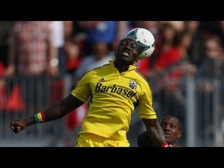 GOAL: Dominic Oduro finds back of the net