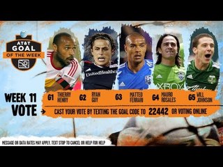 AT&T Goal of the Week Nominees: Week 11