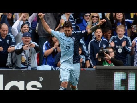 GOAL: Claudio Bieler puts away the penalty after Dan Kennedy red card | Sporting KC vs Chivas USA