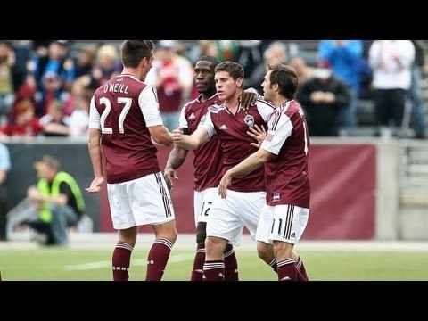 GOAL: Dillon Powers shot from distance finds the net | Columbus Crew vs Colorado Rapids