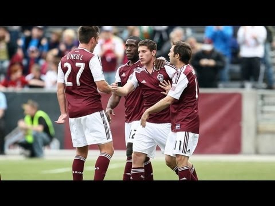 GOAL: Dillon Powers shot from distance finds the net | Columbus Crew vs Colorado Rapids