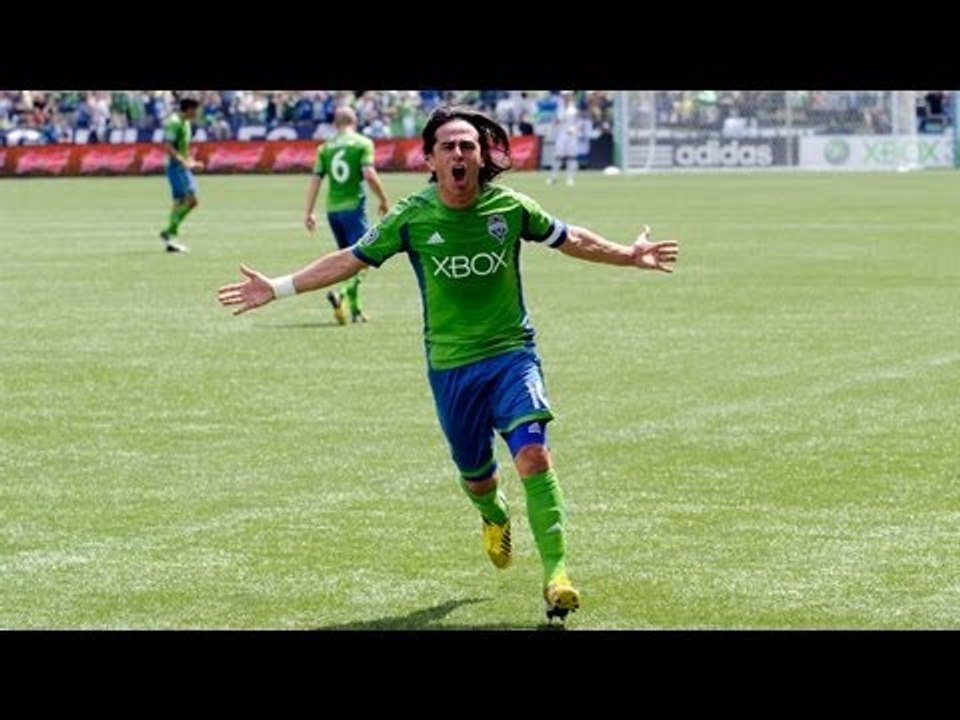 GOAL: Mauro Rosales bends a free kick in | Seattle Sounders FC vs San Jose Earthquakes
