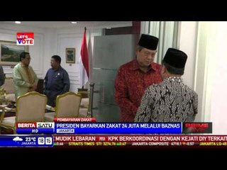 Presiden Bayar Zakat Rp 24 Juta Melalui Baznas