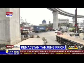 下载视频: Lalu Lintas Menuju Pelabuhan Tanjung Priok Mulai Lancar