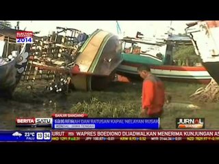 1.400 Rumah dan Ratusan Kapal Nelayan Rusak Parah