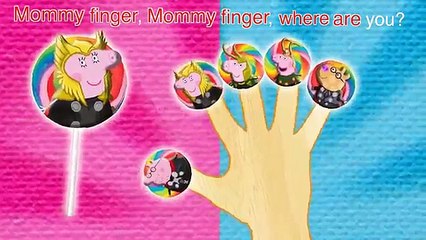 #Peppa Pig #Thor #Finger Family #Nursery Rhymes Lyrics and More