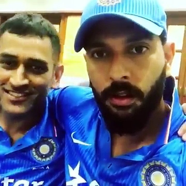 Dhoni And yuvraj Singh Last Video