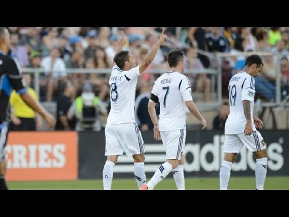 GOAL: Marcelo Sarvas heads the ball past Fernandez | LA Galaxy vs FC Dallas