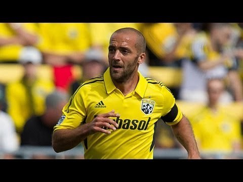 GOAL: Federico Higuain blasts in penalty after Chad Barson fouled | Columbus Crew vs Houston Dynamo