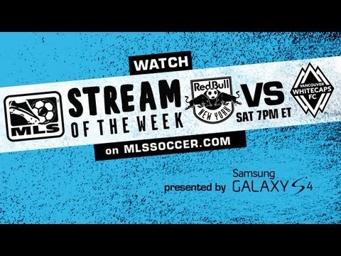 FREE LIVE Stream of the Week: New York Red Bulls vs Vancouver Whitecaps promo