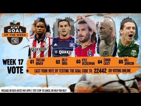 AT&T Goal of the Week Nominees: Week 17