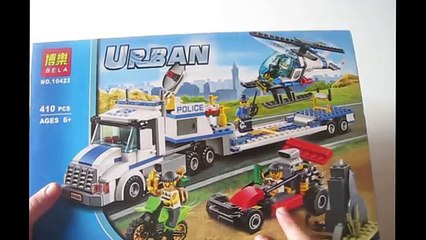 Лего Урбан Полиция. Обзор Лего Грузовик, вертолёт, мотоцикл, золото. Sklad.