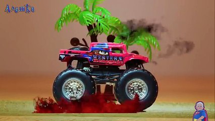 Мультик гонки Монстр Трак - Полиция - MONSTER TRUCK