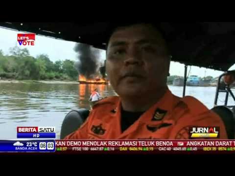 Kapal Pengangkut Bahan Bakar Meledak di Pelabuhan