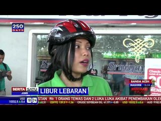 Duta Bandara Bersepatu Roda Siap Layani Pemudik