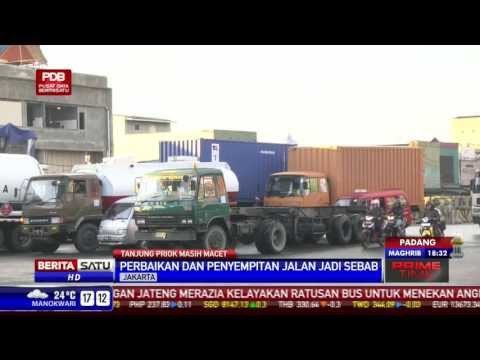 Macet Tanjung Priok Diduga Akibat Jalan Sempit dan Rusak