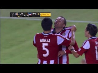 GOAL: Bryan De La Fuente sweet chip over Fernandez | Chivas USA vs FC Dallas
