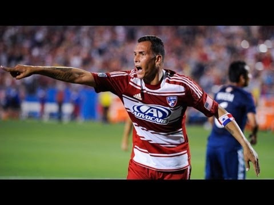 GOAL: Blas Perez finishes off Michel free kick | FC Dallas vs. LA Galaxy