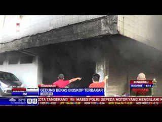 Gedung Bekas Bioskop di Jakarta Barat Terbakar