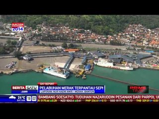 SKY REPORT - Pelabuhan Merak Terpantau Sepi